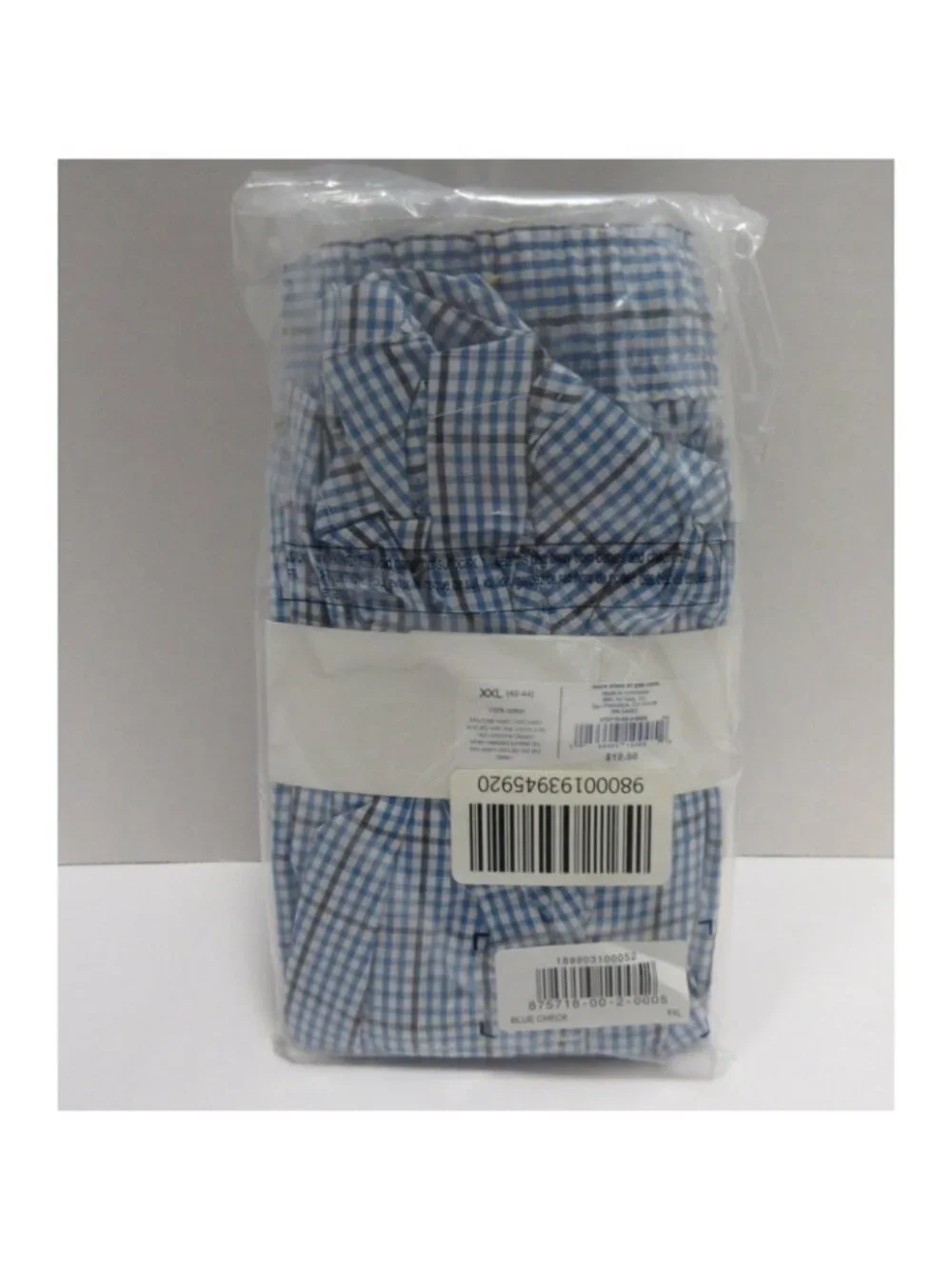Gap Underwear XXL Boxer Shorts Check Classic Preppy Deadstock Y2K NEW